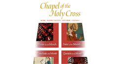 Desktop Screenshot of chapeloftheholycross.com